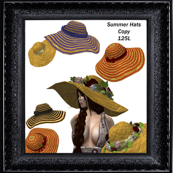 Second Life Marketplace - *TDS* Summer Hats (boxed)